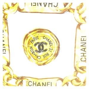 Chanel silk scarf